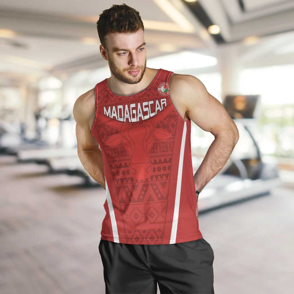Custom Madagascar Football Men Tank Top Go Barea Go