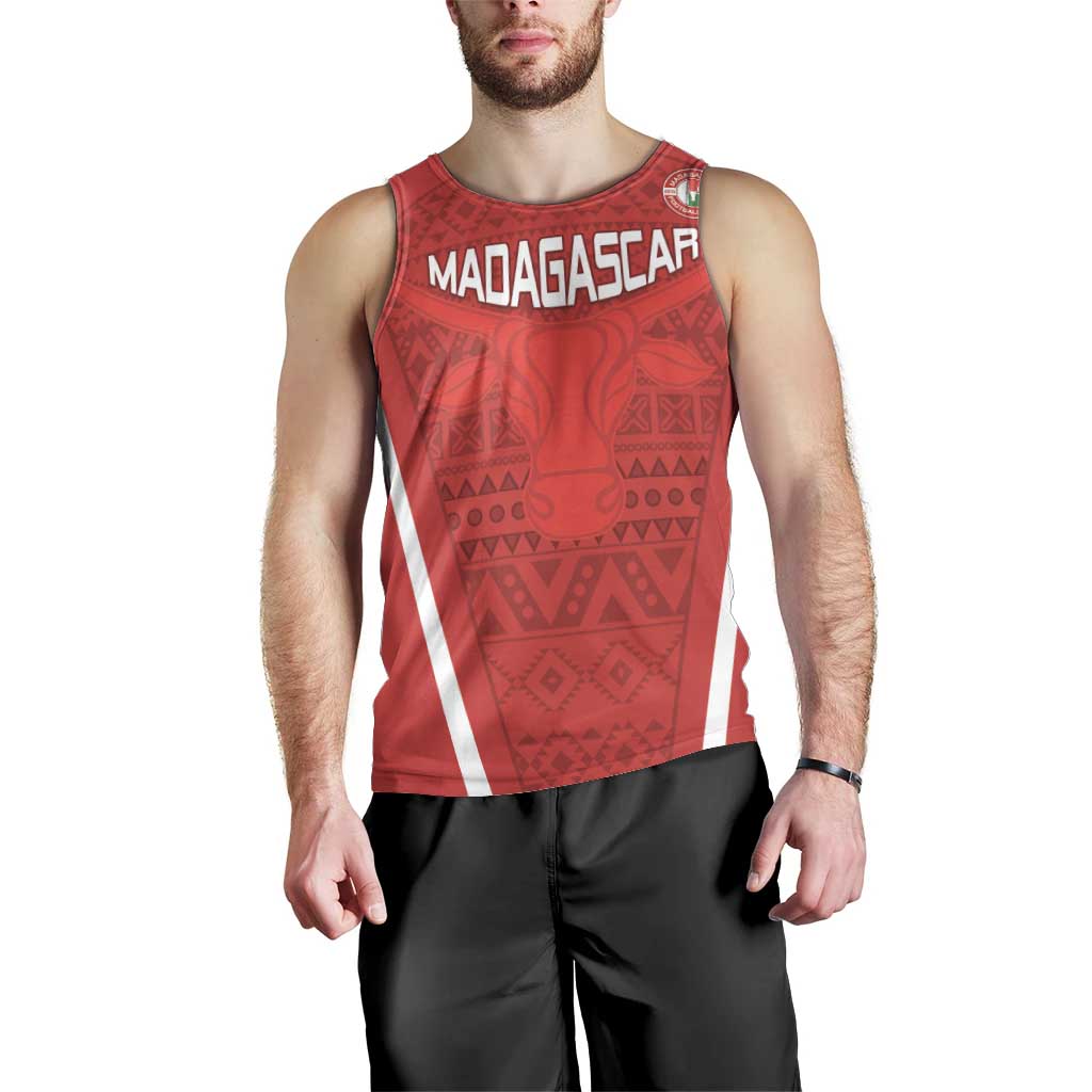 Custom Madagascar Football Men Tank Top Go Barea Go