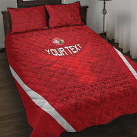 Custom Madagascar Football Quilt Bed Set Go Barea Go