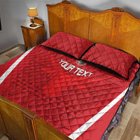 Custom Madagascar Football Quilt Bed Set Go Barea Go