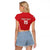 Custom Madagascar Football Raglan Cropped T Shirt Go Barea Go