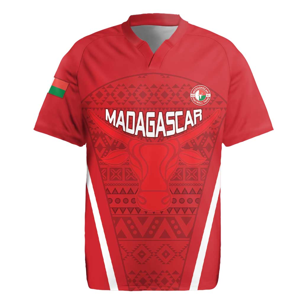 Custom Madagascar Football Rugby Jersey Go Barea Go