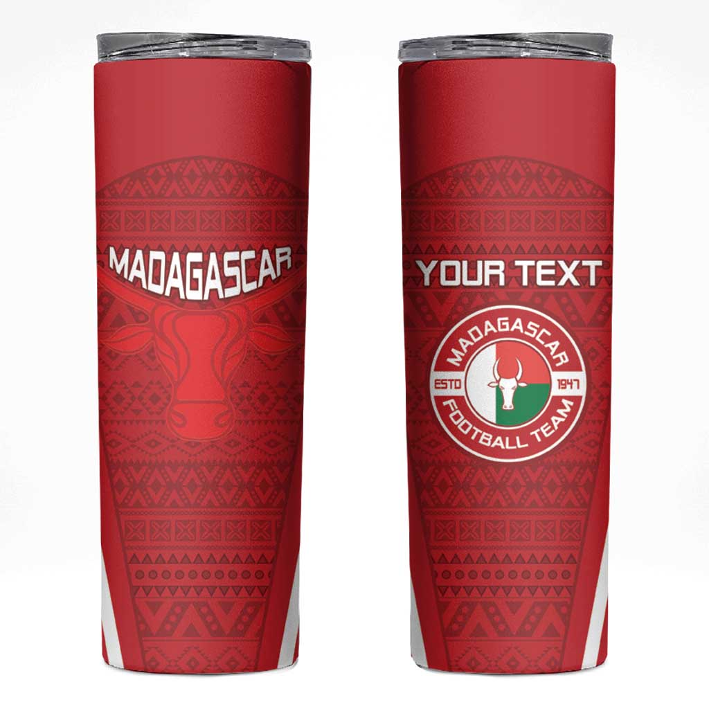 Custom Madagascar Football Skinny Tumbler Go Barea Go