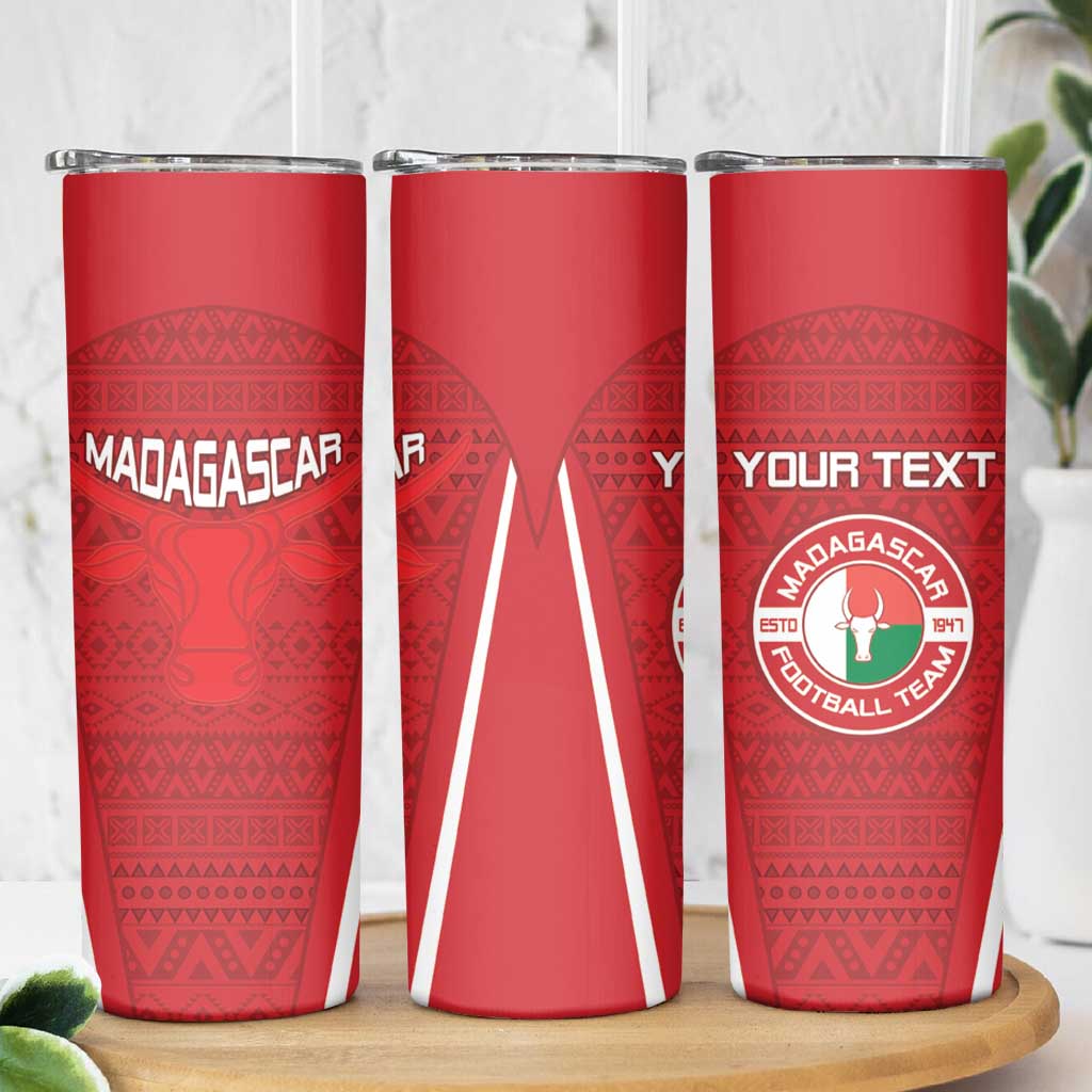 Custom Madagascar Football Skinny Tumbler Go Barea Go