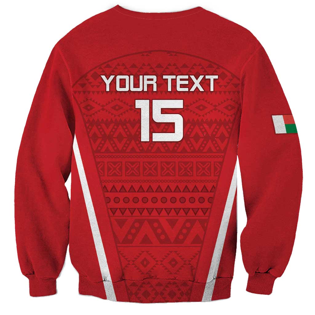 Custom Madagascar Football Sweatshirt Go Barea Go
