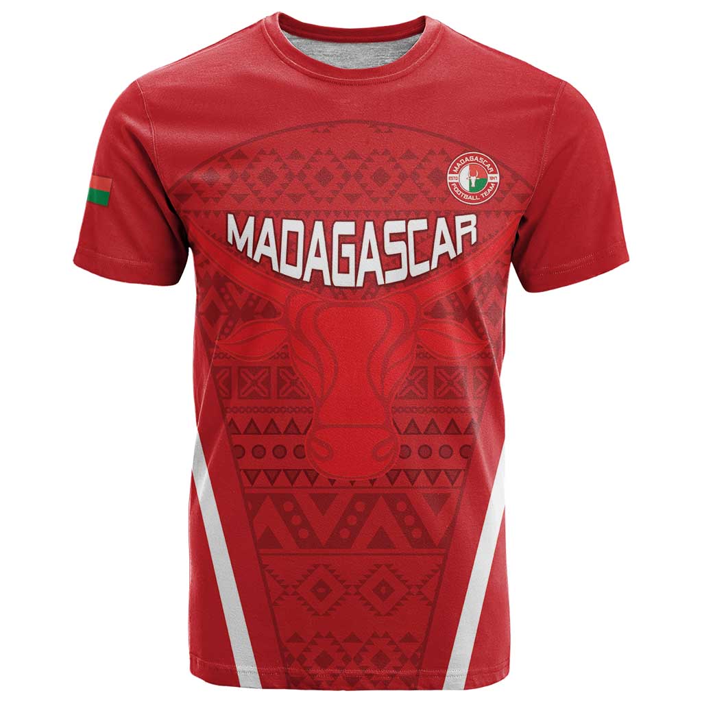 Custom Madagascar Football T Shirt Go Barea Go