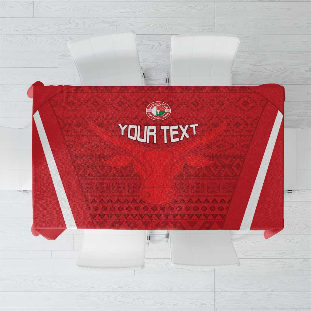 Custom Madagascar Football Tablecloth Go Barea Go