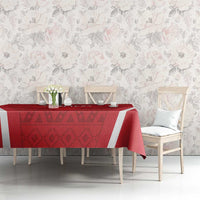 Custom Madagascar Football Tablecloth Go Barea Go