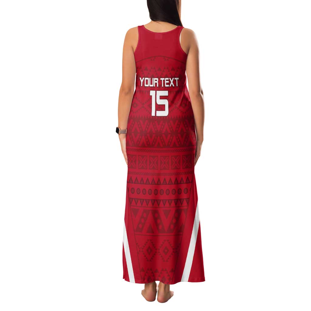 Custom Madagascar Football Tank Maxi Dress Go Barea Go