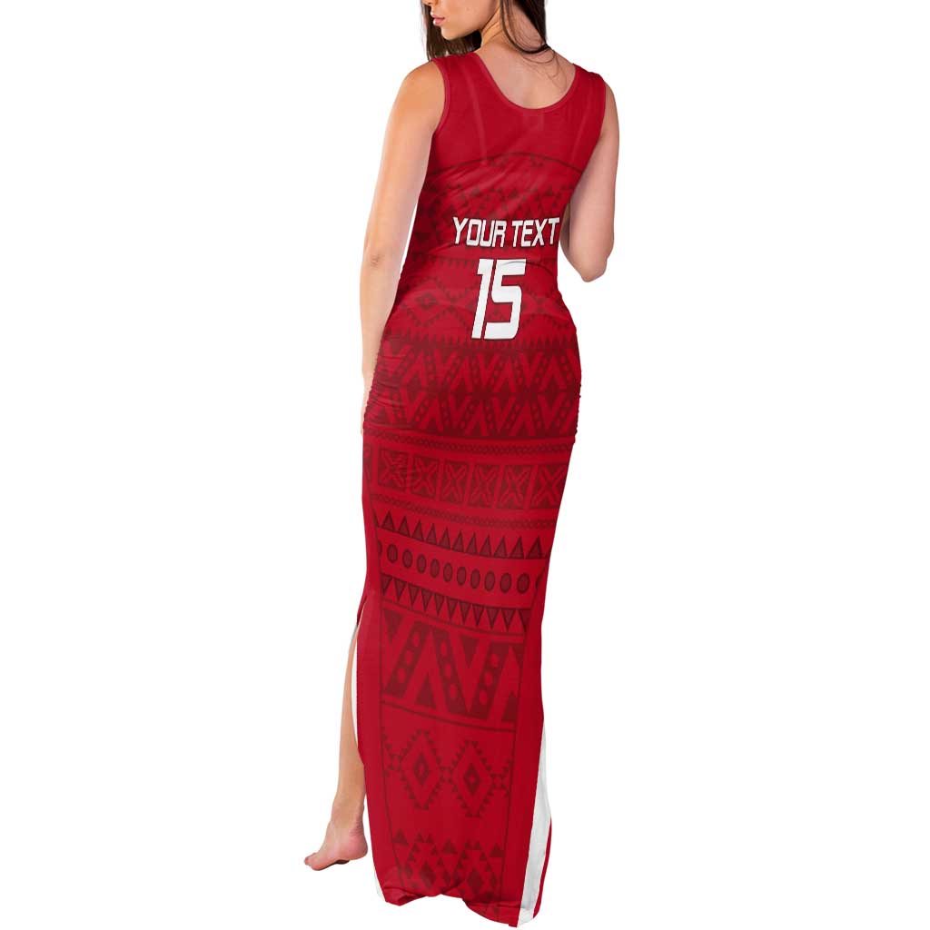 Custom Madagascar Football Tank Maxi Dress Go Barea Go