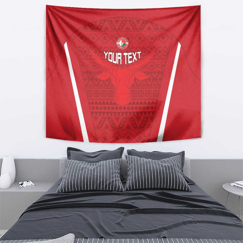 Custom Madagascar Football Tapestry Go Barea Go