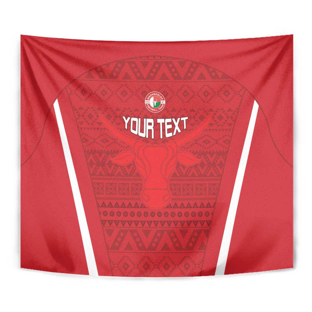 Custom Madagascar Football Tapestry Go Barea Go