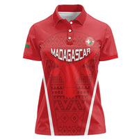 Custom Madagascar Football Women Polo Shirt Go Barea Go