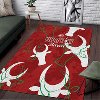 Custom Madagascar Football Area Rug Alefa Barea