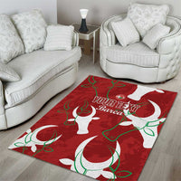 Custom Madagascar Football Area Rug Alefa Barea