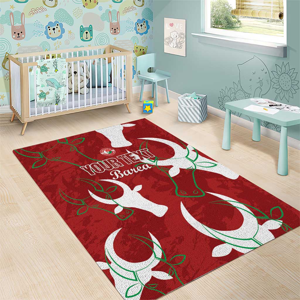 Custom Madagascar Football Area Rug Alefa Barea