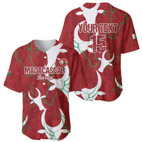 Custom Madagascar Football Baseball Jersey Alefa Barea