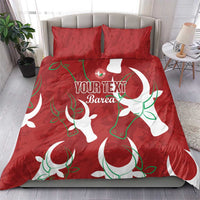 Custom Madagascar Football Bedding Set Alefa Barea
