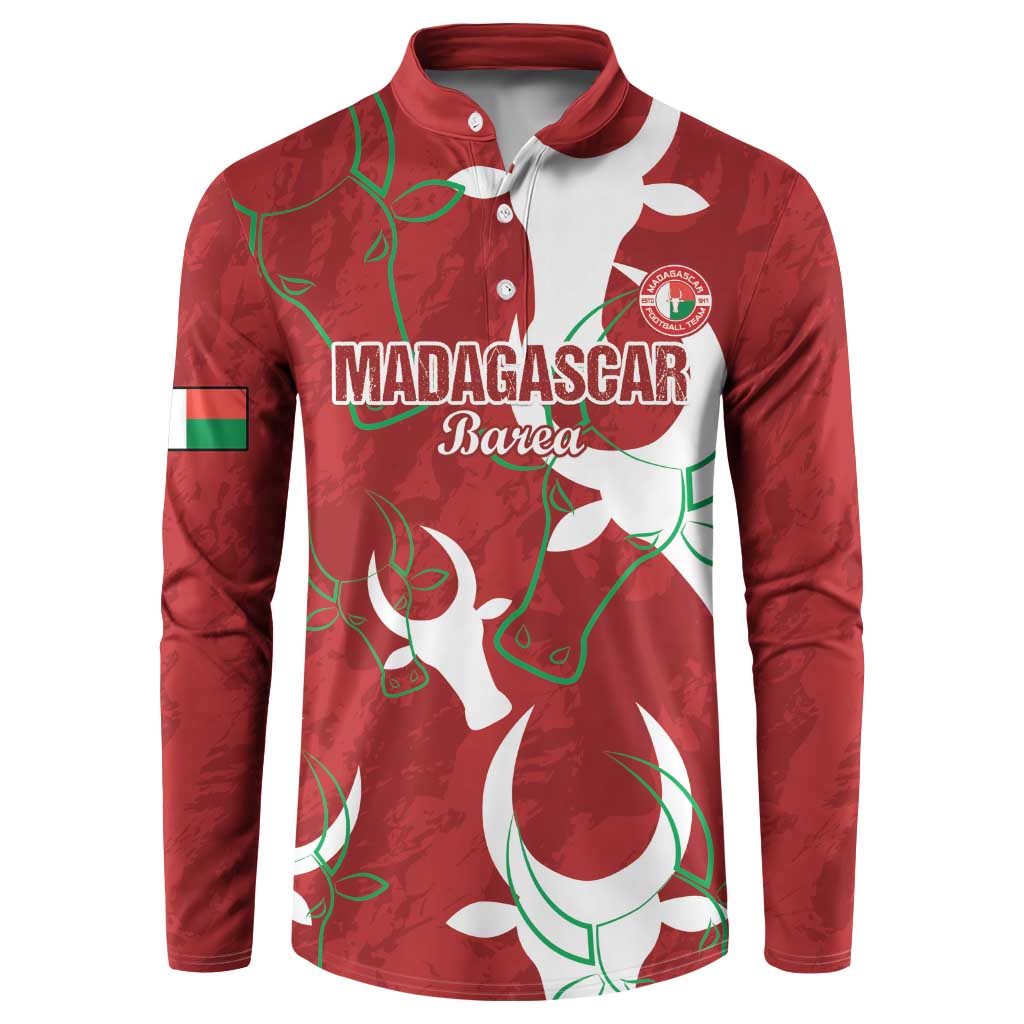 Custom Madagascar Football Button Sweatshirt Alefa Barea