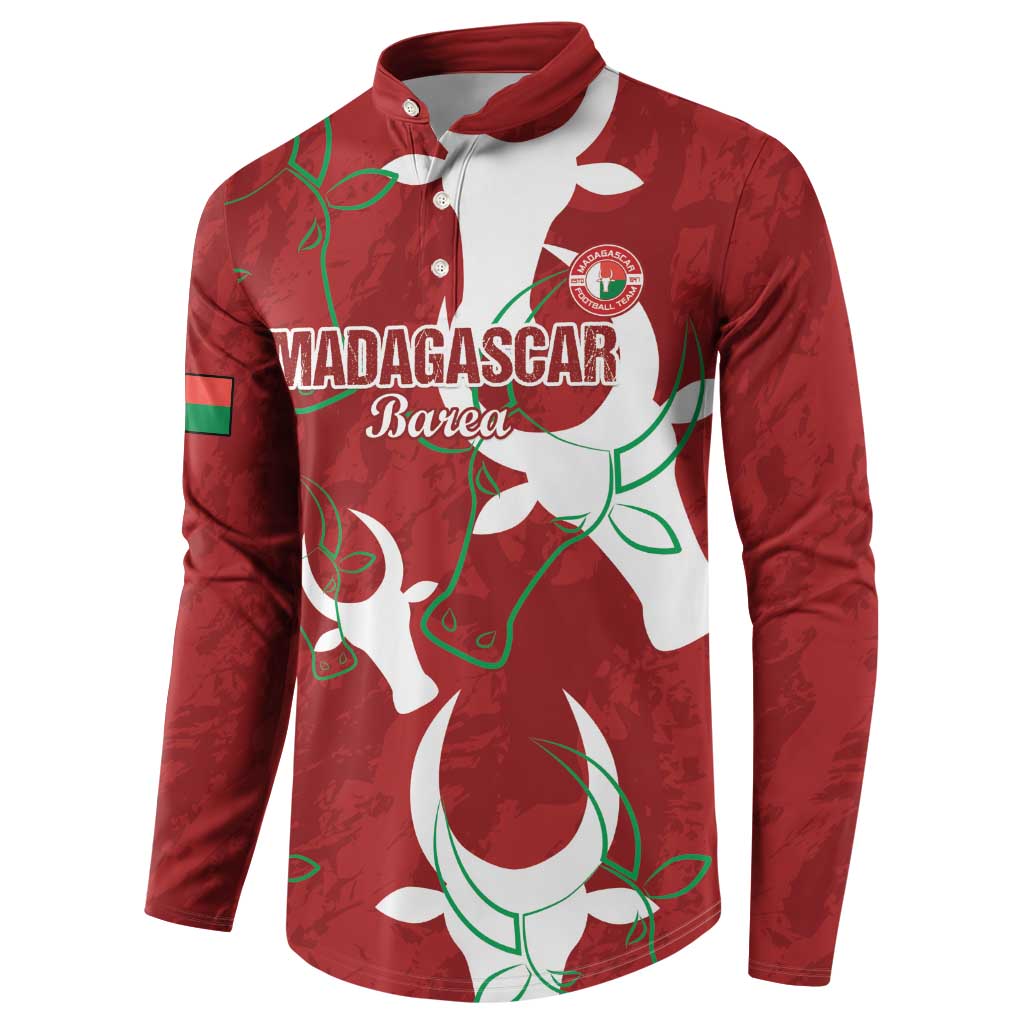 Custom Madagascar Football Button Sweatshirt Alefa Barea