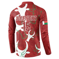 Custom Madagascar Football Button Sweatshirt Alefa Barea