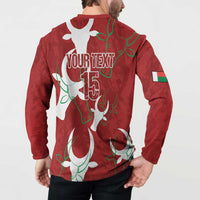 Custom Madagascar Football Button Sweatshirt Alefa Barea