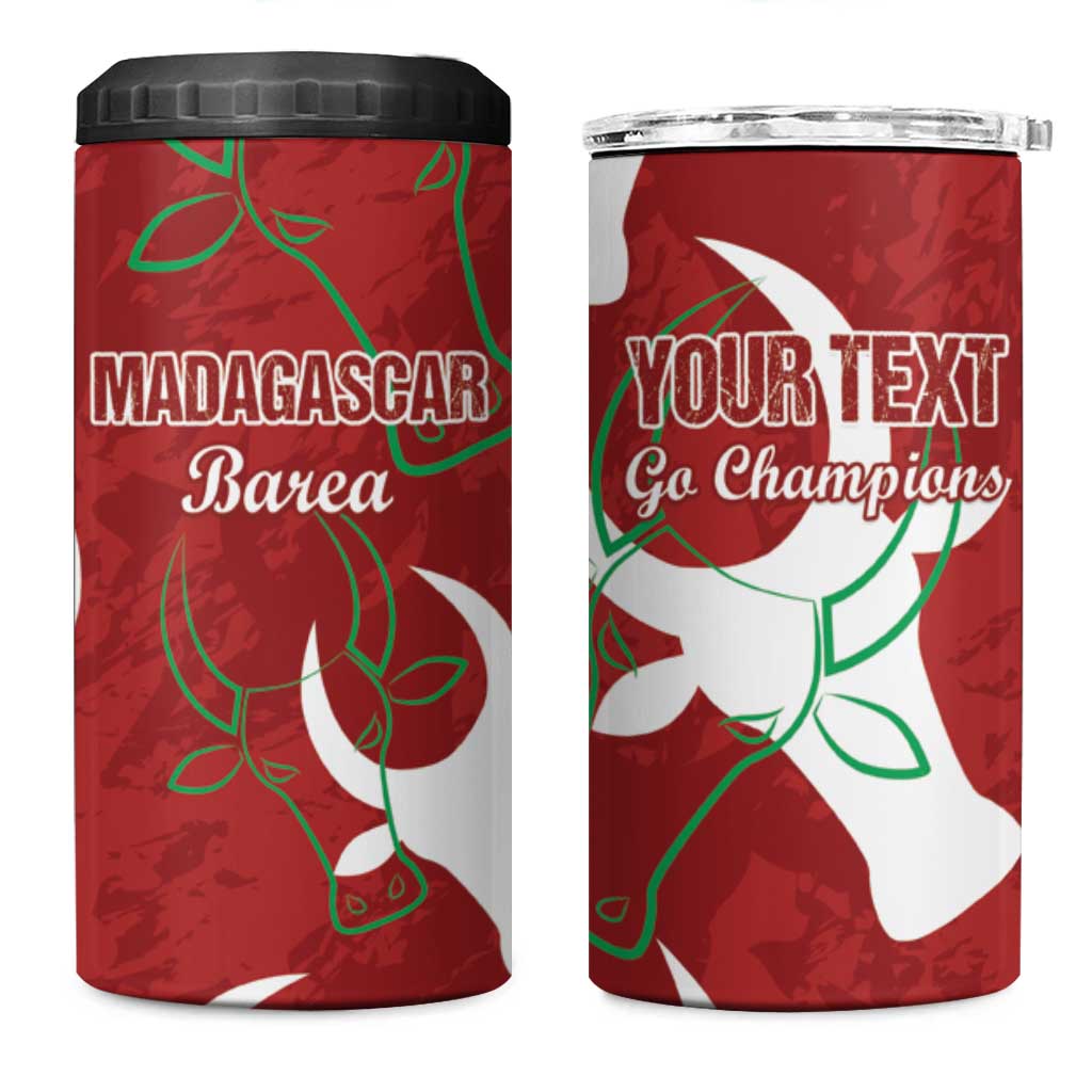 Custom Madagascar Football 4 in 1 Can Cooler Tumbler Alefa Barea