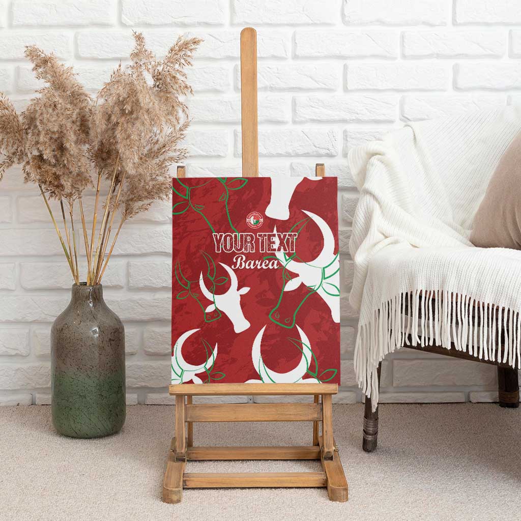 Custom Madagascar Football Canvas Wall Art Alefa Barea