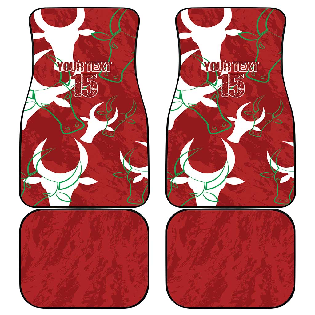 Custom Madagascar Football Car Mats Alefa Barea