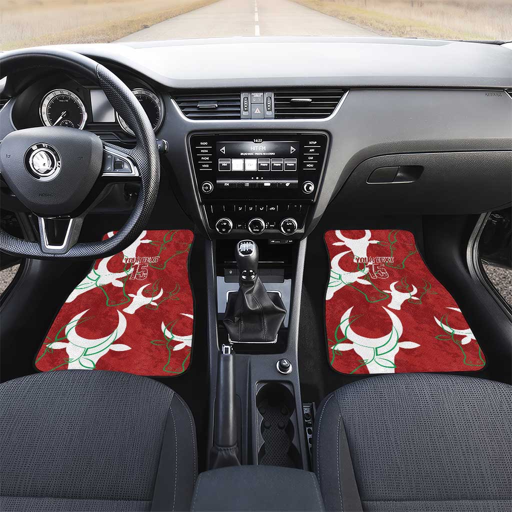 Custom Madagascar Football Car Mats Alefa Barea