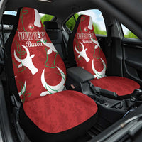 Custom Madagascar Football Car Seat Cover Alefa Barea