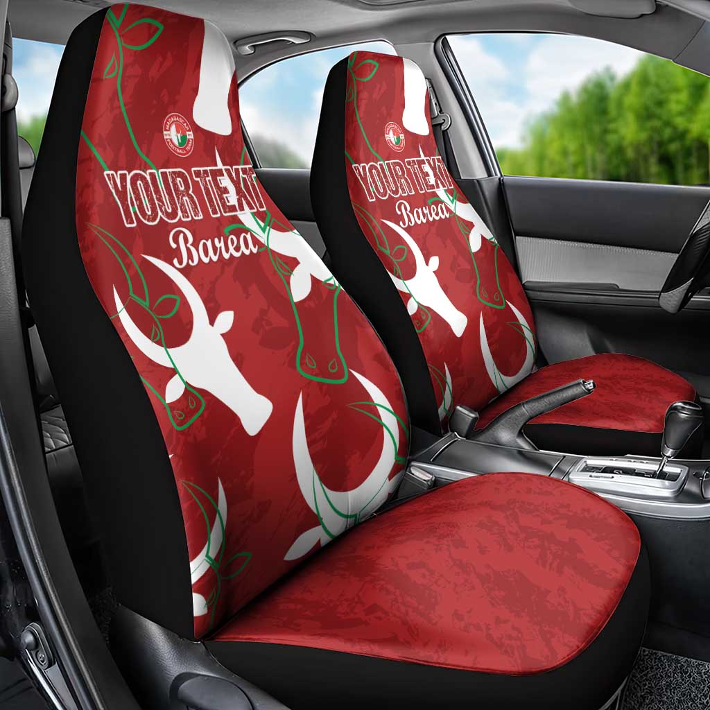 Custom Madagascar Football Car Seat Cover Alefa Barea