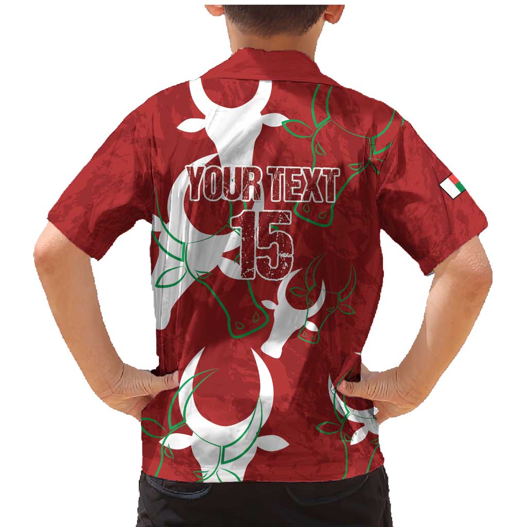 Custom Madagascar Football Family Matching Mermaid Dress and Hawaiian Shirt Alefa Barea