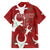 Custom Madagascar Football Family Matching Off The Shoulder Long Sleeve Dress and Hawaiian Shirt Alefa Barea