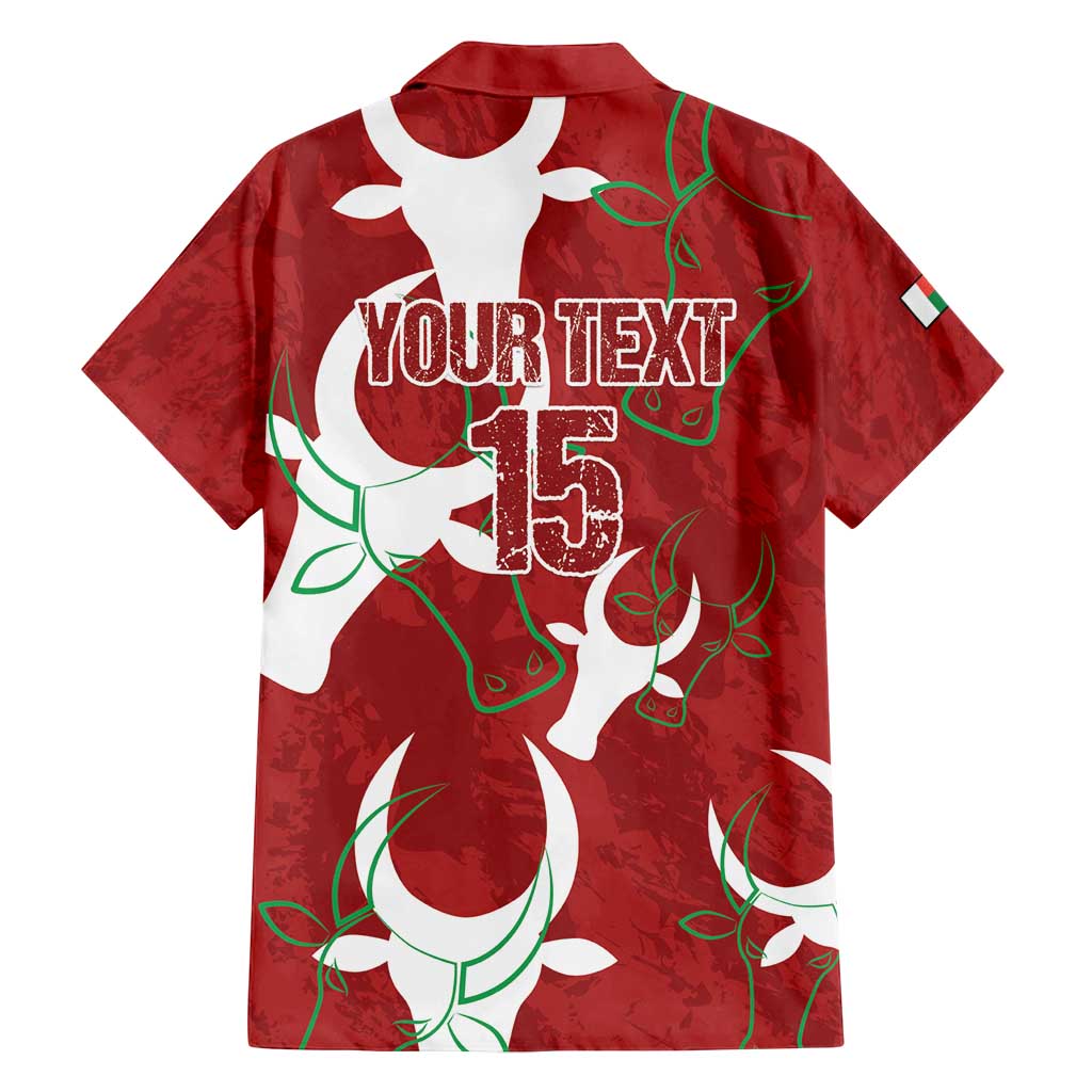 Custom Madagascar Football Family Matching Puletasi and Hawaiian Shirt Alefa Barea