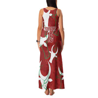 Custom Madagascar Football Family Matching Tank Maxi Dress and Hawaiian Shirt Alefa Barea