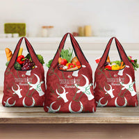 Custom Madagascar Football Grocery Bag Alefa Barea