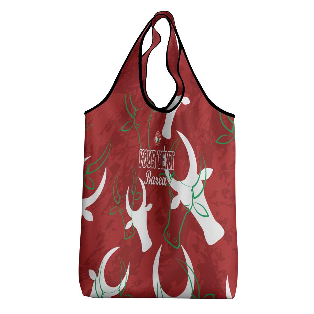 Custom Madagascar Football Grocery Bag Alefa Barea