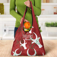 Custom Madagascar Football Grocery Bag Alefa Barea
