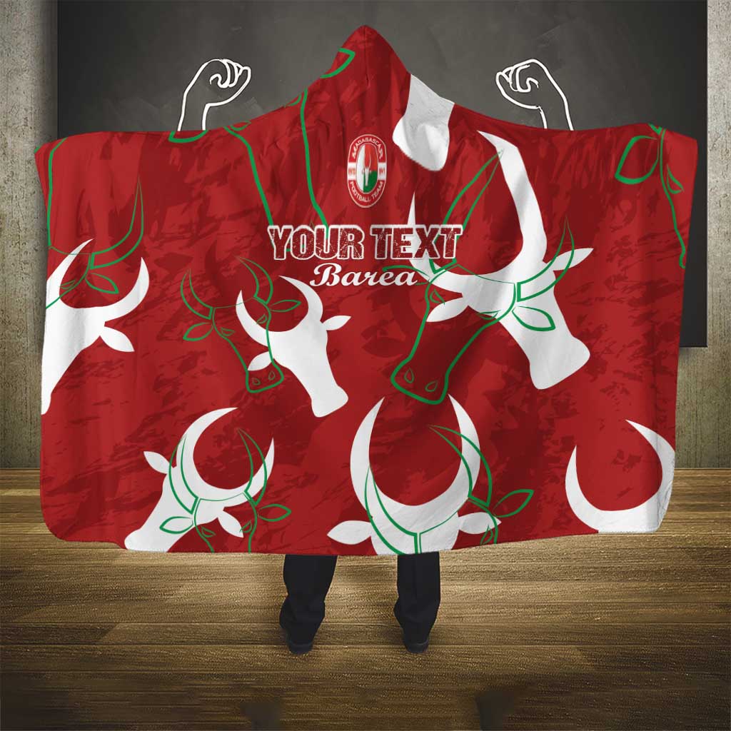 Custom Madagascar Football Hooded Blanket Alefa Barea