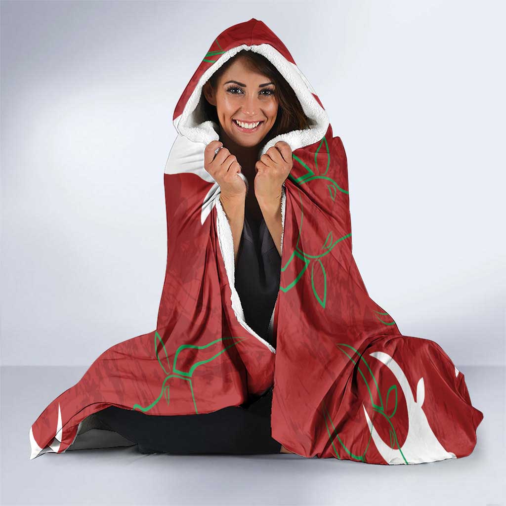 Custom Madagascar Football Hooded Blanket Alefa Barea