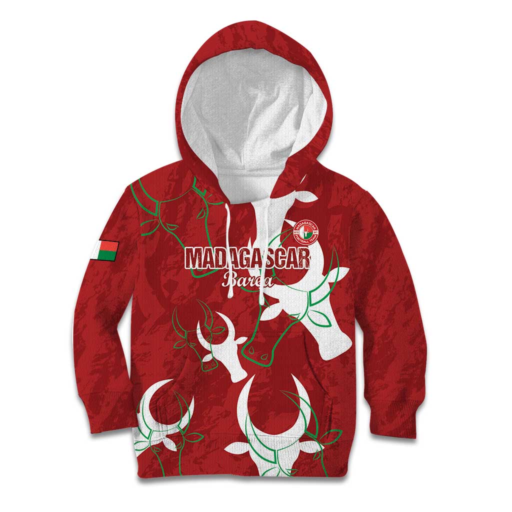 Custom Madagascar Football Kid Hoodie Alefa Barea