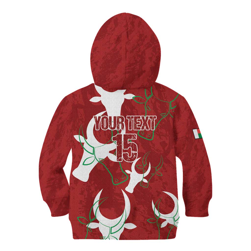 Custom Madagascar Football Kid Hoodie Alefa Barea