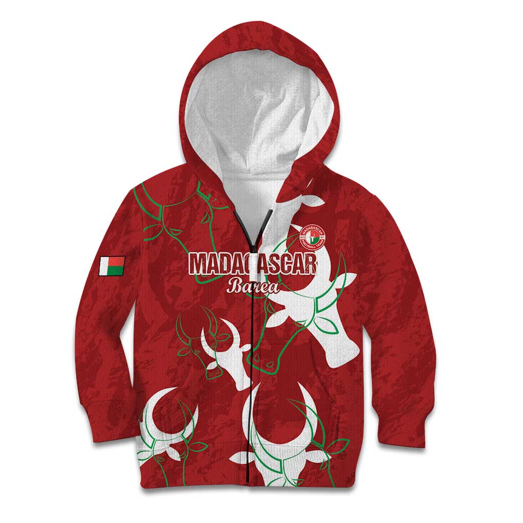Custom Madagascar Football Kid Hoodie Alefa Barea