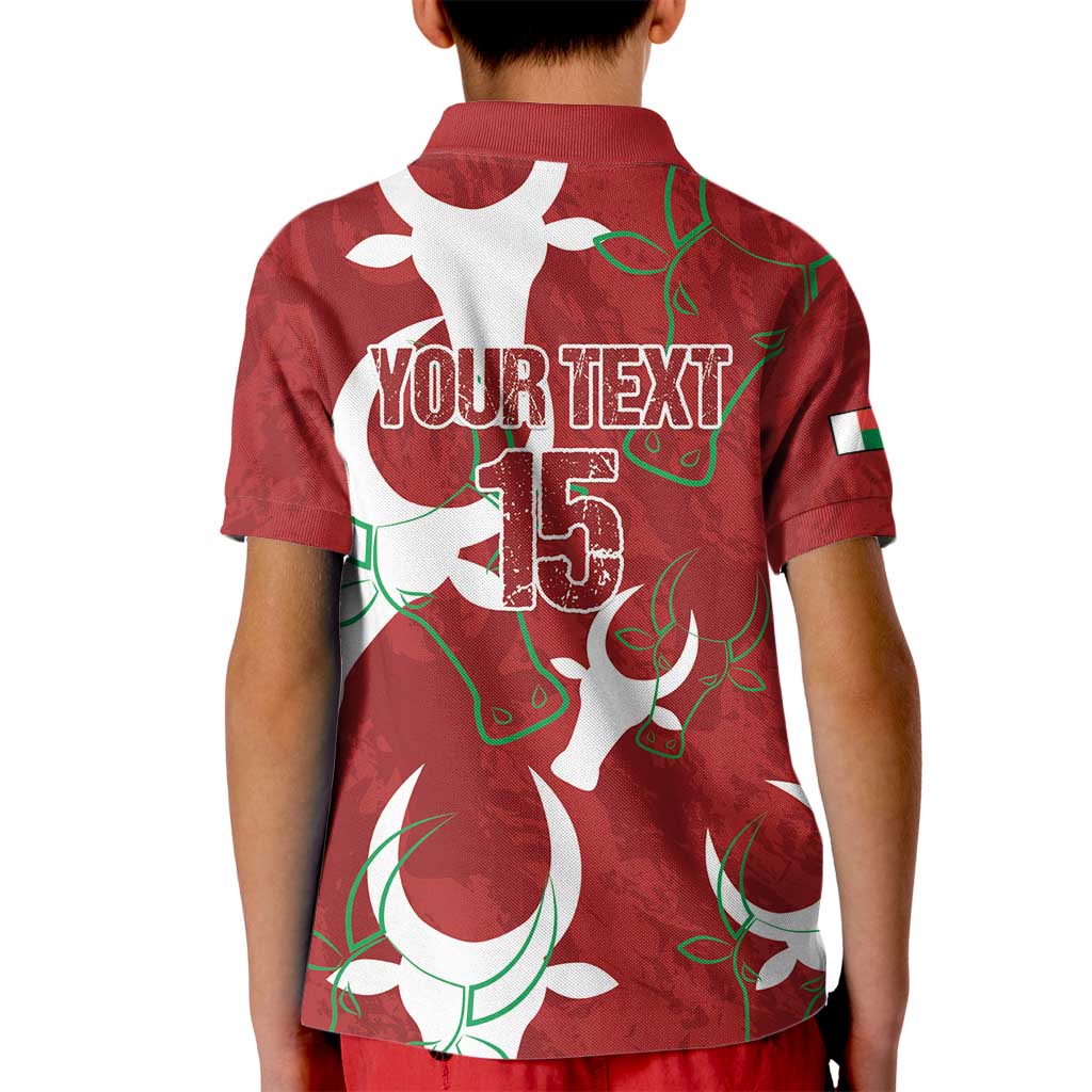Custom Madagascar Football Kid Polo Shirt Alefa Barea