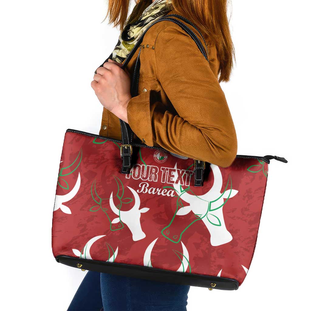 Custom Madagascar Football Leather Tote Bag Alefa Barea