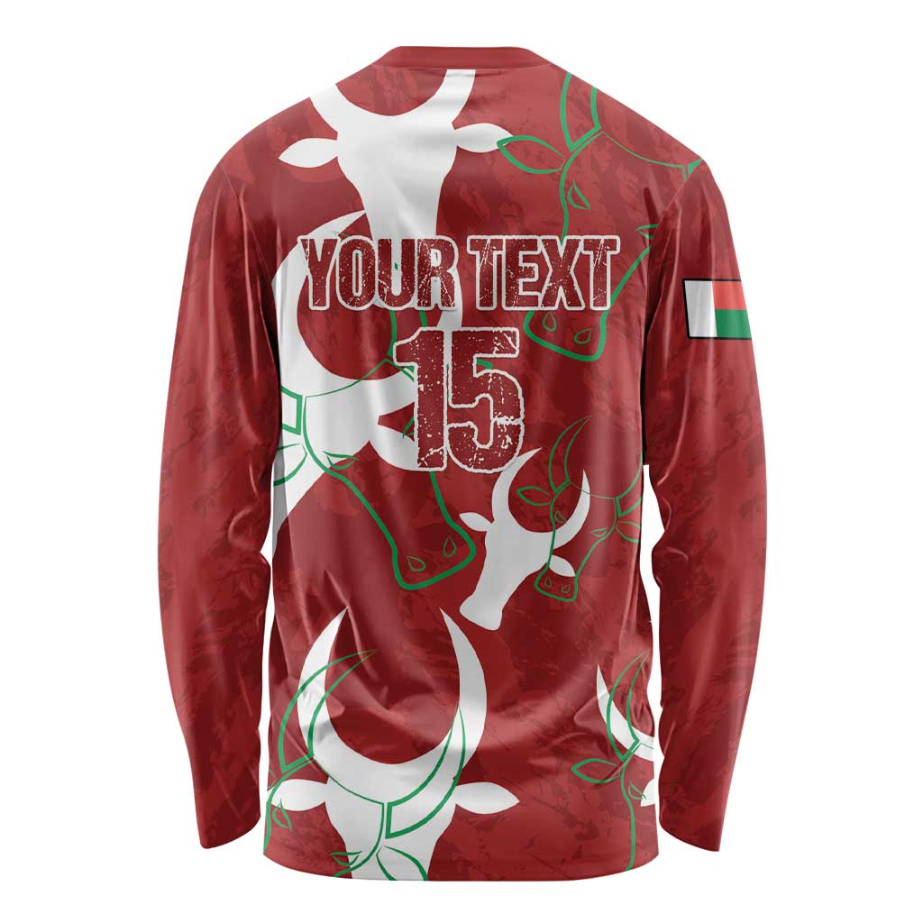Custom Madagascar Football Long Sleeve Shirt Alefa Barea