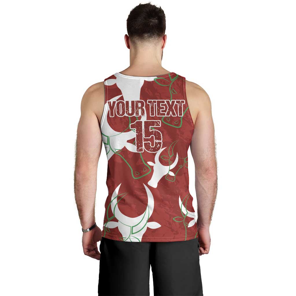 Custom Madagascar Football Men Tank Top Alefa Barea