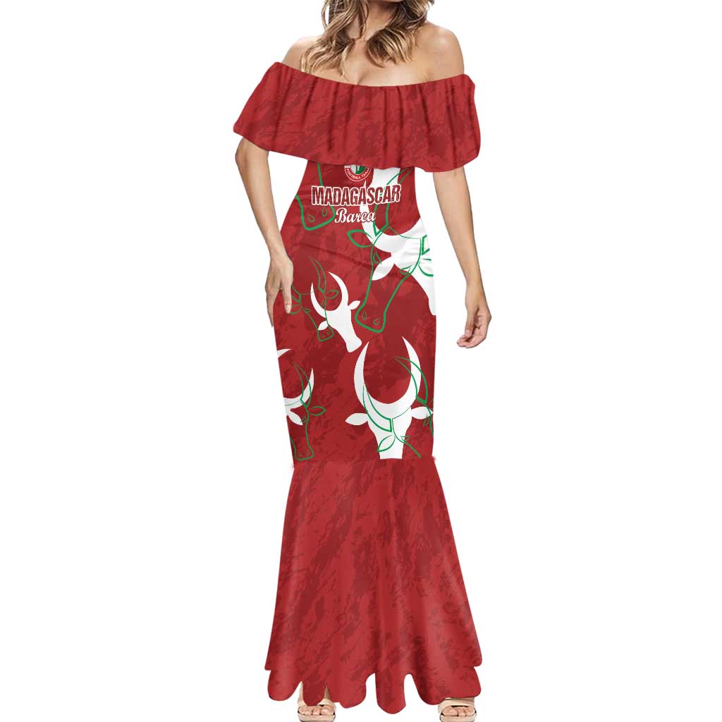 Custom Madagascar Football Mermaid Dress Alefa Barea