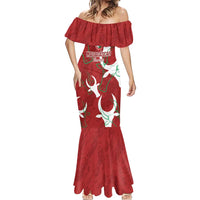 Custom Madagascar Football Mermaid Dress Alefa Barea